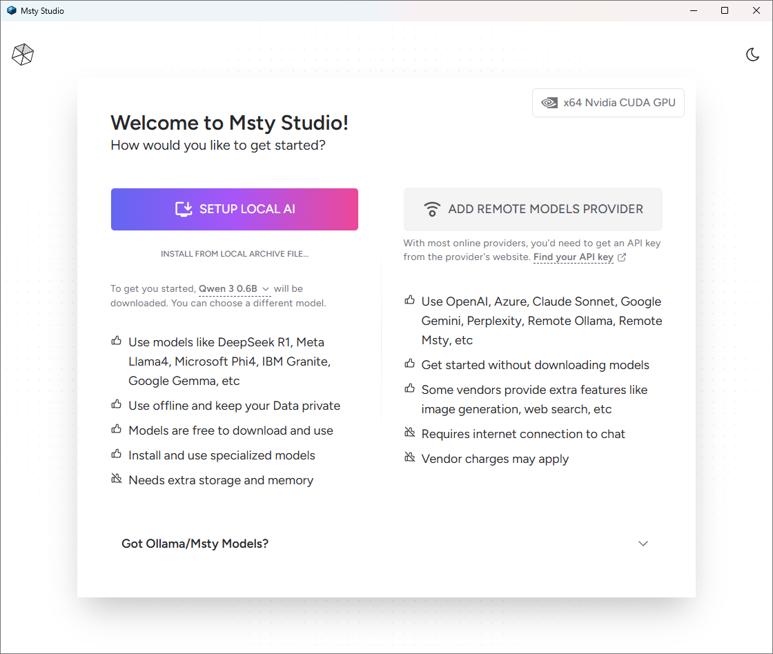 Обзор Msty: умные ассистенты и их интеграция с BotHub - 4